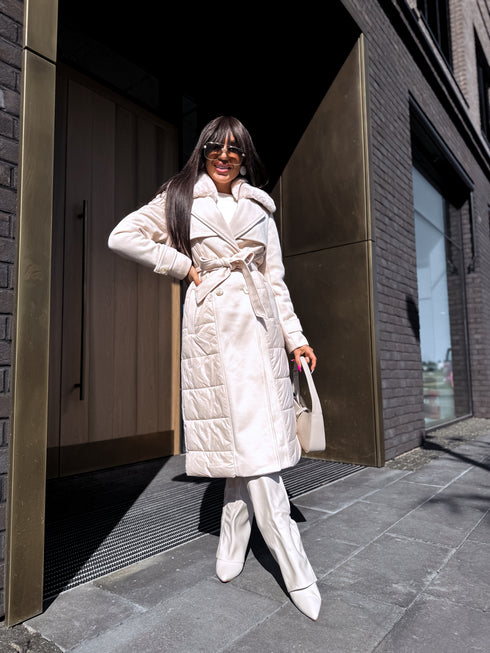 Coat "KOMBINĀCIJA HK30" - LIGHT BEIGE